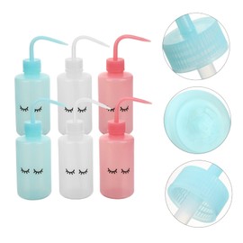 MERRYHAPY 6pcs Squeeze Bottles for Precise Watering Wash Bottles for Tattooing Eyelash Extension and Indoor Gardening Colored