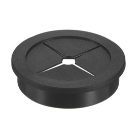 M METERXITY Rubber Grommets for Wiring 45mm Desk Grommet Double-Sided Flexible Cable Cord Grommet Desk Hole Cover for Cables/Wires Through Protection Cable Grommet [Black]