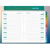 2026 Weekly Planner Insert A5 6 Holes German 1 Week