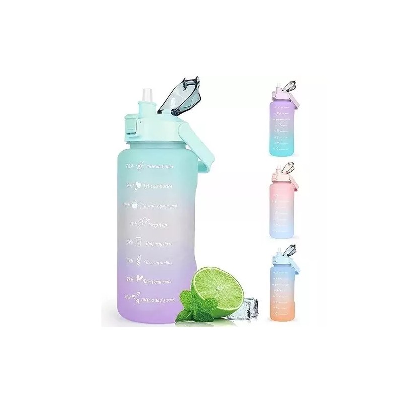 Taej 85 Pack 5 Vasos Para Agua Motivacionales Deportivos 2