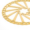Chooee 203mm Disc Brake Rotor，MTB Brake Rotor 203mm With Bolts，2pcs，Gold