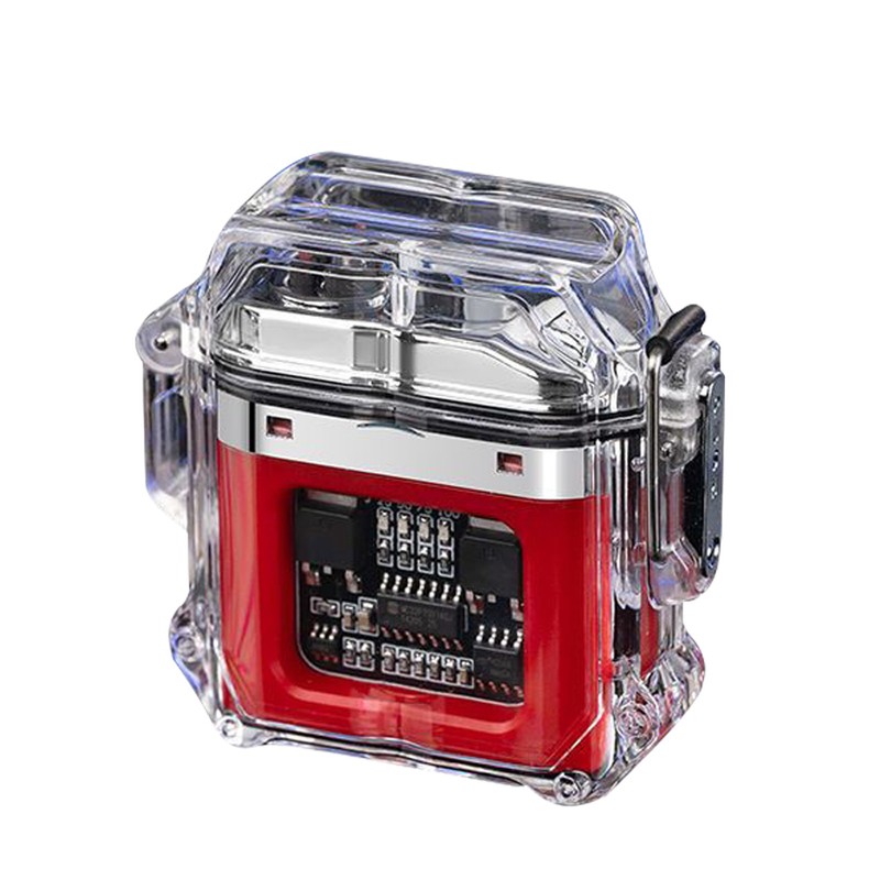 Electric Lighter Double Arc Electronic Pulse Lighter Windproof & Waterproof