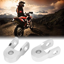 2 Stück Motorrad Stoßdämpfer, Universal Aluminiumlegierung Stoßdämpfer Heckstoßdämpfer Riser Höhenverlängerung(No Screw)