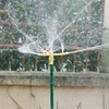 ARICOR 2 Pack 3-Arm Garden Sprinkler, 360 Degree Rotation Garden