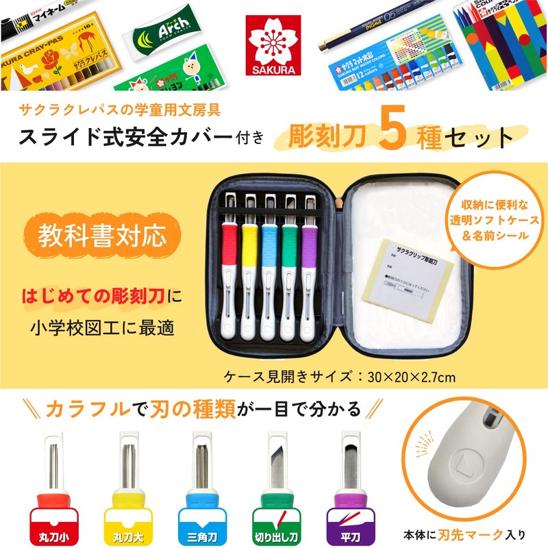 Sakura Color Products EHTS-5A Chisel SA Slide Safety Cover