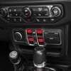 RT-TCZ Center Console Window Button Switch Trim Cover Decoration Interior
