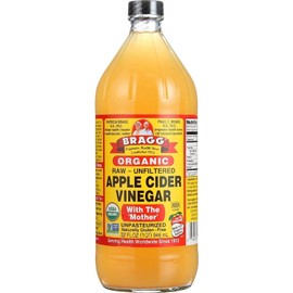 Bragg Unfiltered Organic Raw Apple Cider Vinegar - 32 Fl. Oz / 946ml - 2 Bottles