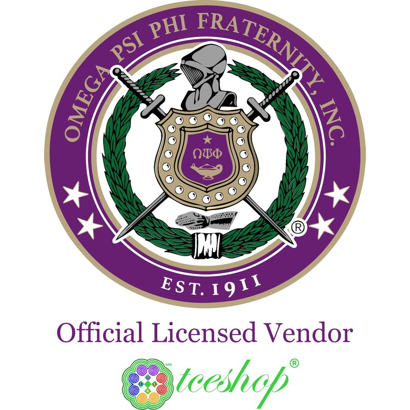 Omega Psi/Ψ Phi + Delta Sigma/Σ Theta Split License Plate