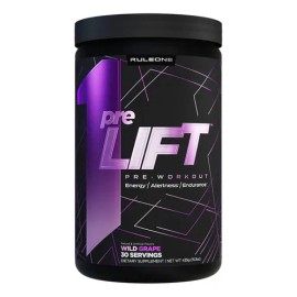 Pre Entreno Rule One R1 Pre Lift 30 Servicios Sabor Wild Grape Polvo