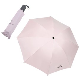 YIKANGHENG Sunshade and Rainproof Umbrella, 37.8 Inch x 25.6 Inch 8 Ribs Pink Windproof Folding Umbrella for Outdoors and Travel (Pink)