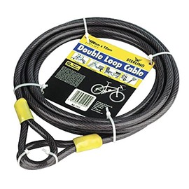 121C Double Loop Cable - 1.2m | Closes Steel Cable Security 1 Piece