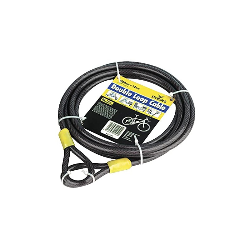 121C Double Loop Cable - 1.2m | Closes Steel Cable