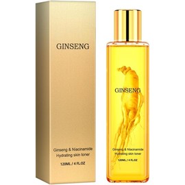 Tónico Facial Hidratante con Ginseng y Niacinamida 120 ml, Iluminador y Equilibrante para Todo Tipo de Piel