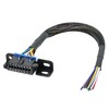16 Pin J1962F OBD2 Female Connector to Open Cable OBDII