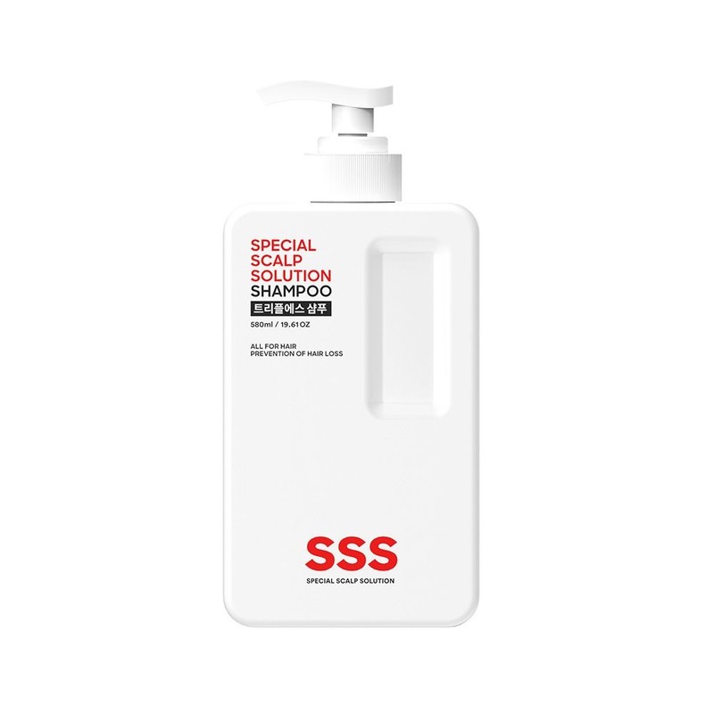 트리플에스 SSS Weakly Acidic Hair Loss Shampoo 580ml