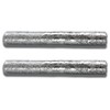 2 x Silver Table Runner 275cm, 28cm Width Hollow Metallic