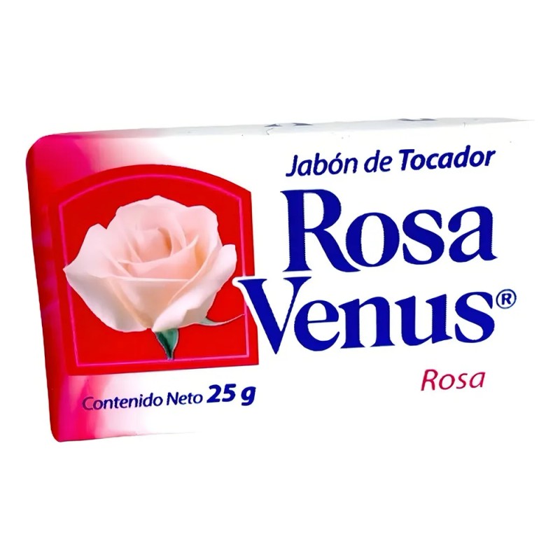 Jabón Tocador Rosa Venus 25g La Corona Antibacterial