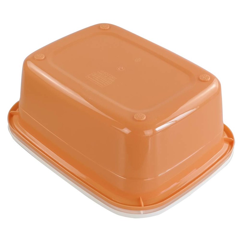 Cadine Pack of 3 Plastic Washing-Up Bowls, Rectangular Washing Up