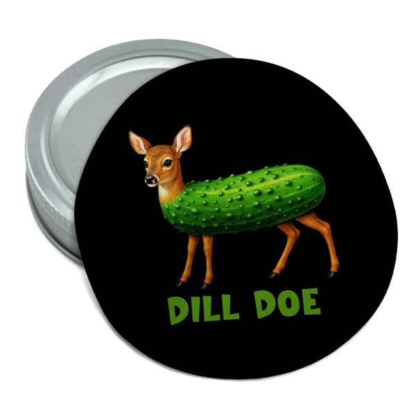 Graphics & More Deer Dill Doe Round Rubber Non-Slip Jar