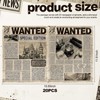 20 Pcs Magical Wizard Party Decor Hanging Newspaper Ornaments