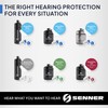 SENNER MusicPro - Reusable Hearing Protection Earplugs for Concert, Festival,