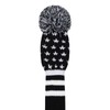 Black Stars Golf Head Covers, Set of 4, Fit Driver