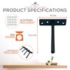 Heavy Duty Floating Shelf Bracket - Invisible Hidden Shelf Supports