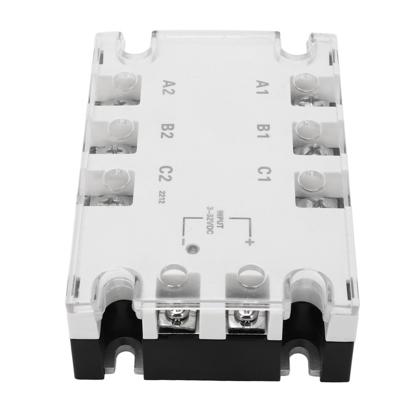 3 Phase Solid State Relay White Noiseless Anti Shock Reliable