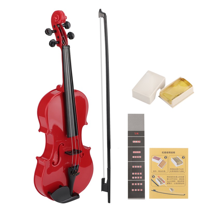 Simulated Kid Acoustic Violin Toy Adjustable String Instrument Musical Gift