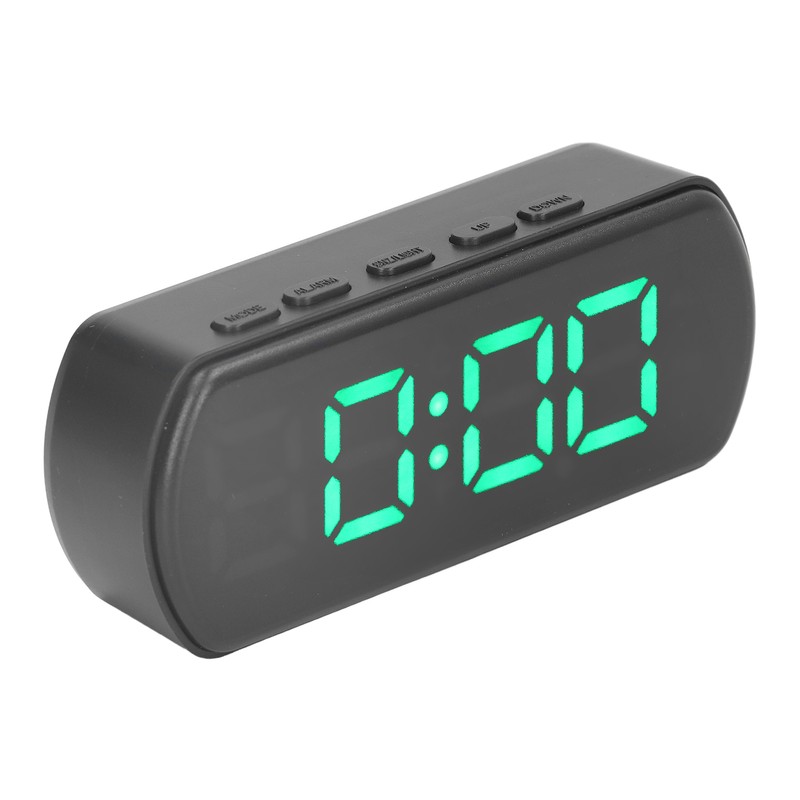 Digital Alarm Clocks Snooze Temperature 12 24Hr Small Electronic Desk