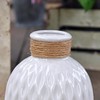 Vase Flower Ceramic White Vases Bottle Shaped Decorative Wedding Table