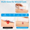 10 Pack Silicone Foam Dressing with Border, 3x3 Inch Bandage