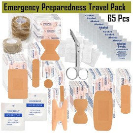 Unbranded First Aid Kit Supplies All Purpose Emergency Survival Pack with Assorted Bandage