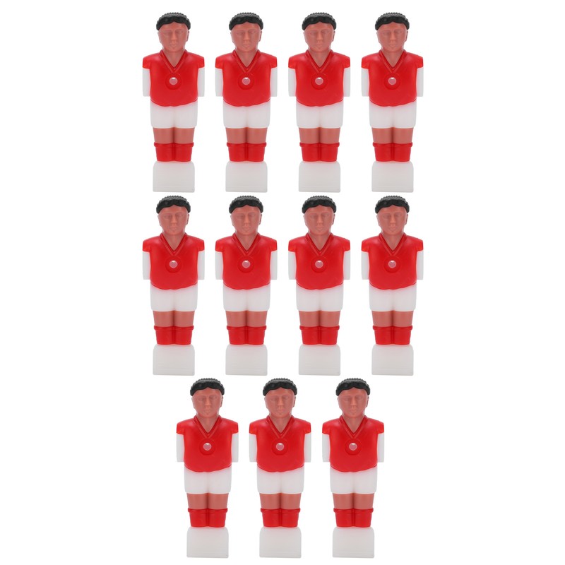 11pcs Football Player Soccer Games Mini Humanoid Plastic Doll Table