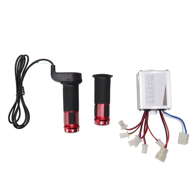 Brushed DC Motor Speed Controller 24V 350W With Throttle Grip