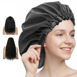 Aquior Ajustable Elástico Gorro Ducha Presenta Tamaño Cabeza Una Fina Banda Elástica Cordón Conveniente Ajuste Cómodo Sentirse Apreta