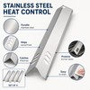 Stainless Steel Grill Heat Tents for Gas Grills – 4-Piece