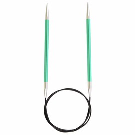 KnitPro International Rundstricknadel ZING 3,50 mm chrysolite 40 cm, Grün