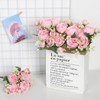 SOMYTING Peonies Artificial Flowers, Silk Flowers Faux Peonies Bouquet Fake