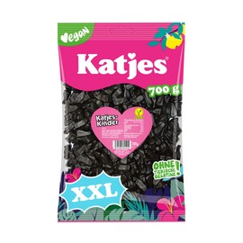Katjes - Kids Bulk Pack - With Spicy Liquorice, Small Liquorice Kittens Made From Hard Liquorice, The Classic Now in Vegan, 700