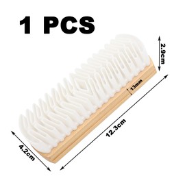 1 piece suede brush, shoe brush, shoe cleaning brush, nubuck brush with crepe fins, wood crepe brush, shoe brush, suede care, for suede cleaning