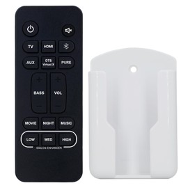 Replacement Remote Control for Denon DHT-S316 RC-1242 RC-1251 DHT-S416 RC-1245 DHT-S517 Home Theater Soundbar Speaker (with Mounting Bracket)