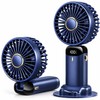 Portable Rechargeable Fan for Personal Cooling – 5-Speed Foldable Fan