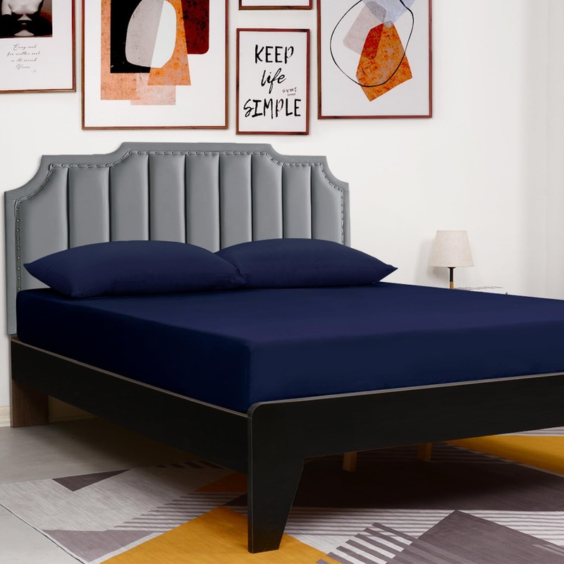 Lirex Fitted Sheet, Super King Size 100% Cotton 300 Thread