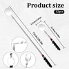 12 Pcs Telescoping Inspection Mirror Retractable Mechanical Mirrors Long Handle