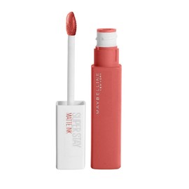Maybelline New York Lipstick, Super Stay Matte Ink City Edition, Liquid, Matte and Long-Lasting, No. 130 Self-Starter, 5 ml