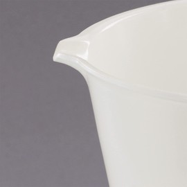 Bestco ND-6753 Ceramic IH Snow Flat Pot, 7.9 inches (20 cm), Snow White