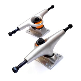 WalnutSkate Skateboard Trucks Set with Spacers Washers Screws and Axle Nuts for Skateboard Cruiser Deck (Low Axle Basic Shape 147 Low Axle)