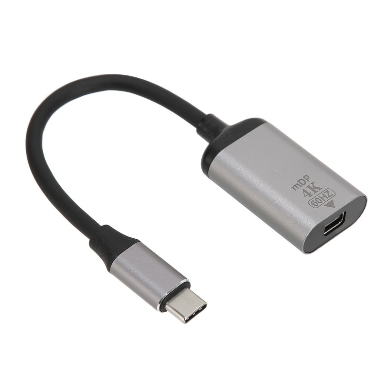USB C to DisplayPort Adapter 4K 60Hz Aluminium Alloy Plug