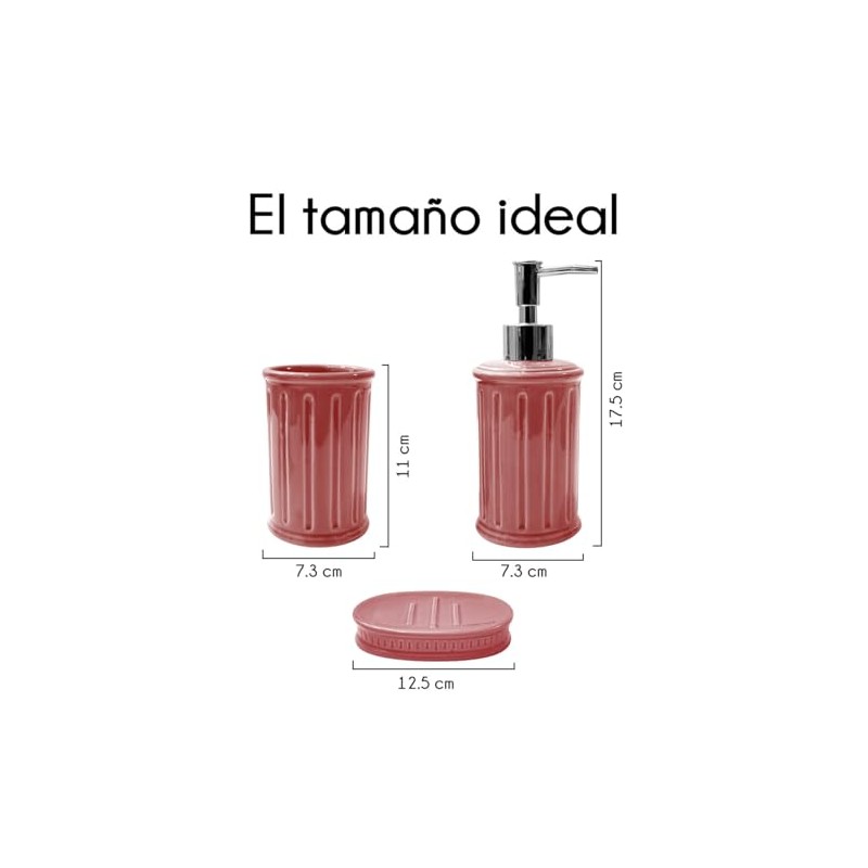 RED VELVET Set de Baño Simply Home de 3 Piezas